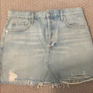 AGolde denim skirt